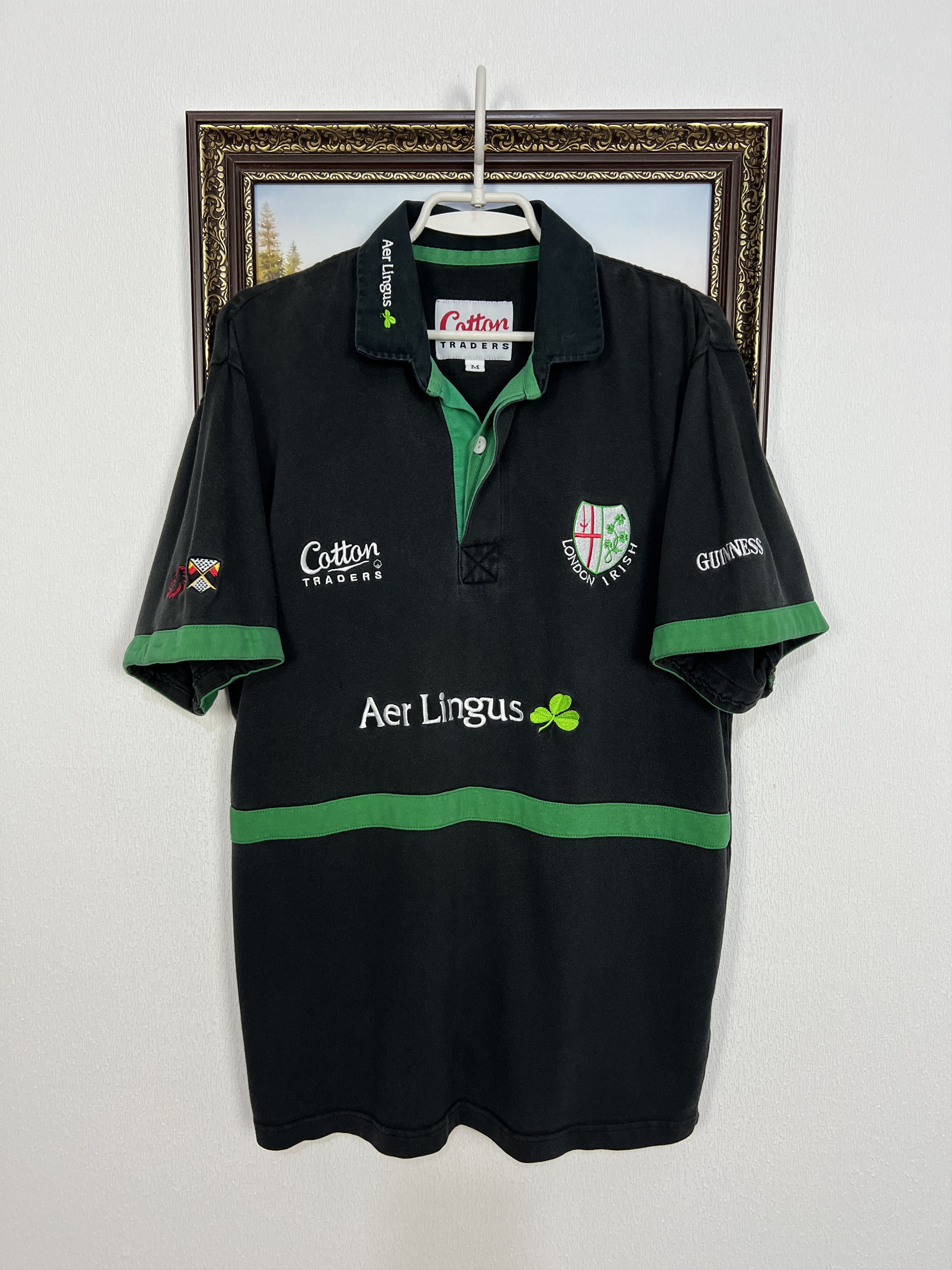 Cotton Traders Vintage 90's London Irish Rugby Union Jersey Trikot Size US M / EU 48-50 / 2 - 1 Thumbnail