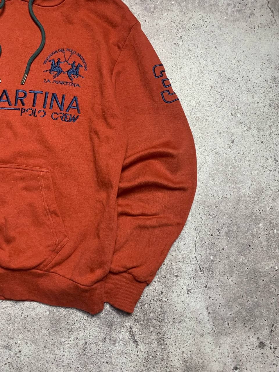 La Martina Vintage La Martina Big Logo Hoodie Y2K Size US M / EU 48-50 / 2 - 2 Thumbnail