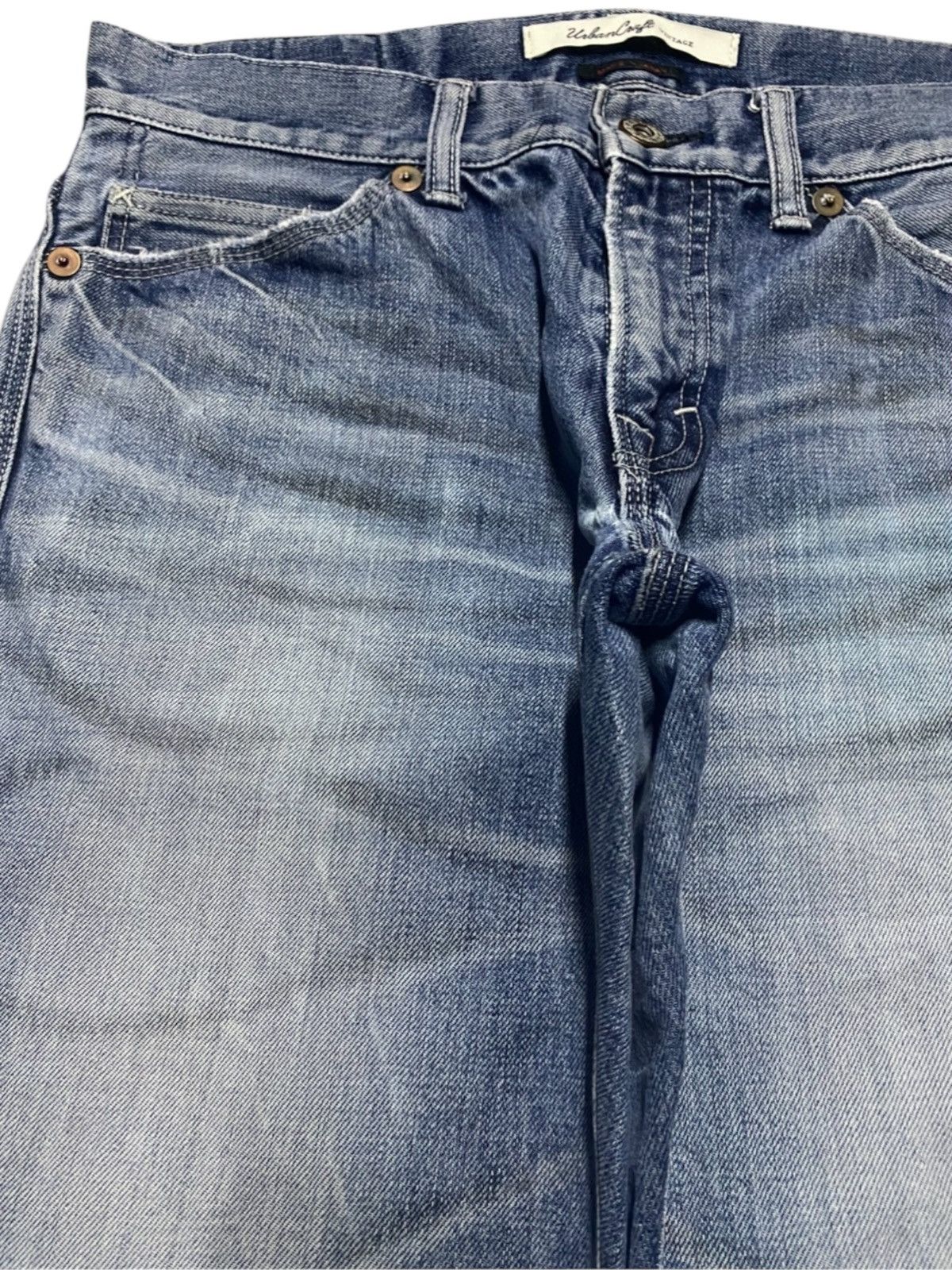Japanese Brand Japan Brand Urban Craft Vintage Fish Wash Loose Jeans Size US 32 / EU 48 - 5 Thumbnail