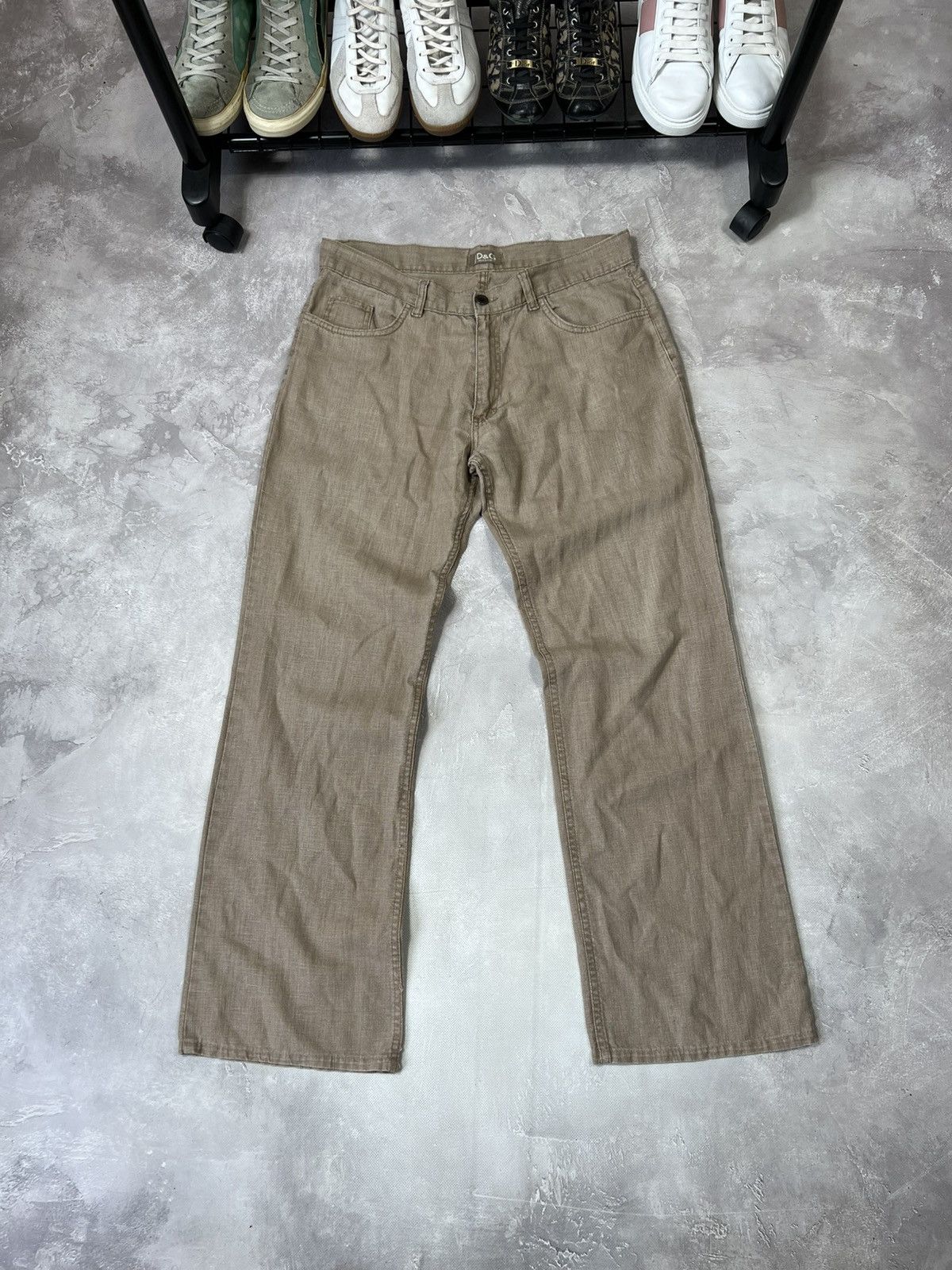 Vintage Vintage Dolce Gabbana Loon Baggy Oldmoney Pants Size US 34 / EU 50 - 1 Thumbnail