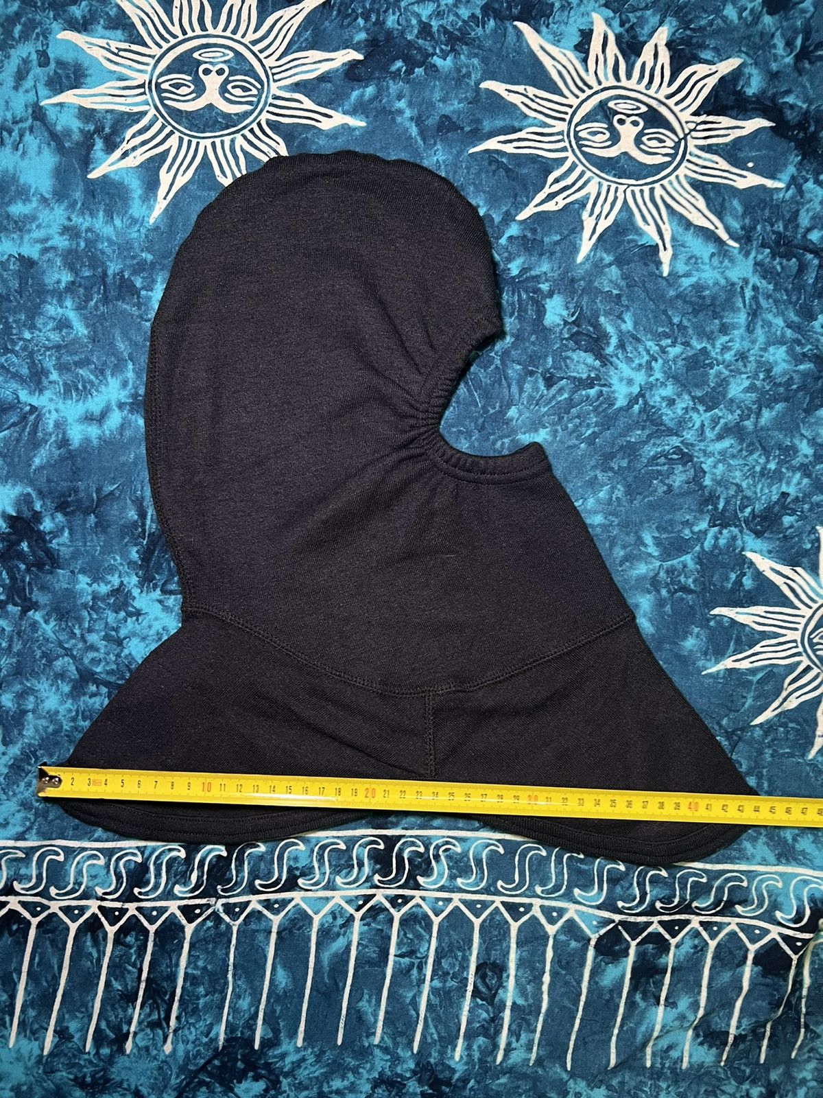 Vintage Vintage Black Growag Mask balaclava Knitted Face Car Race Size ONE SIZE - 6 Thumbnail