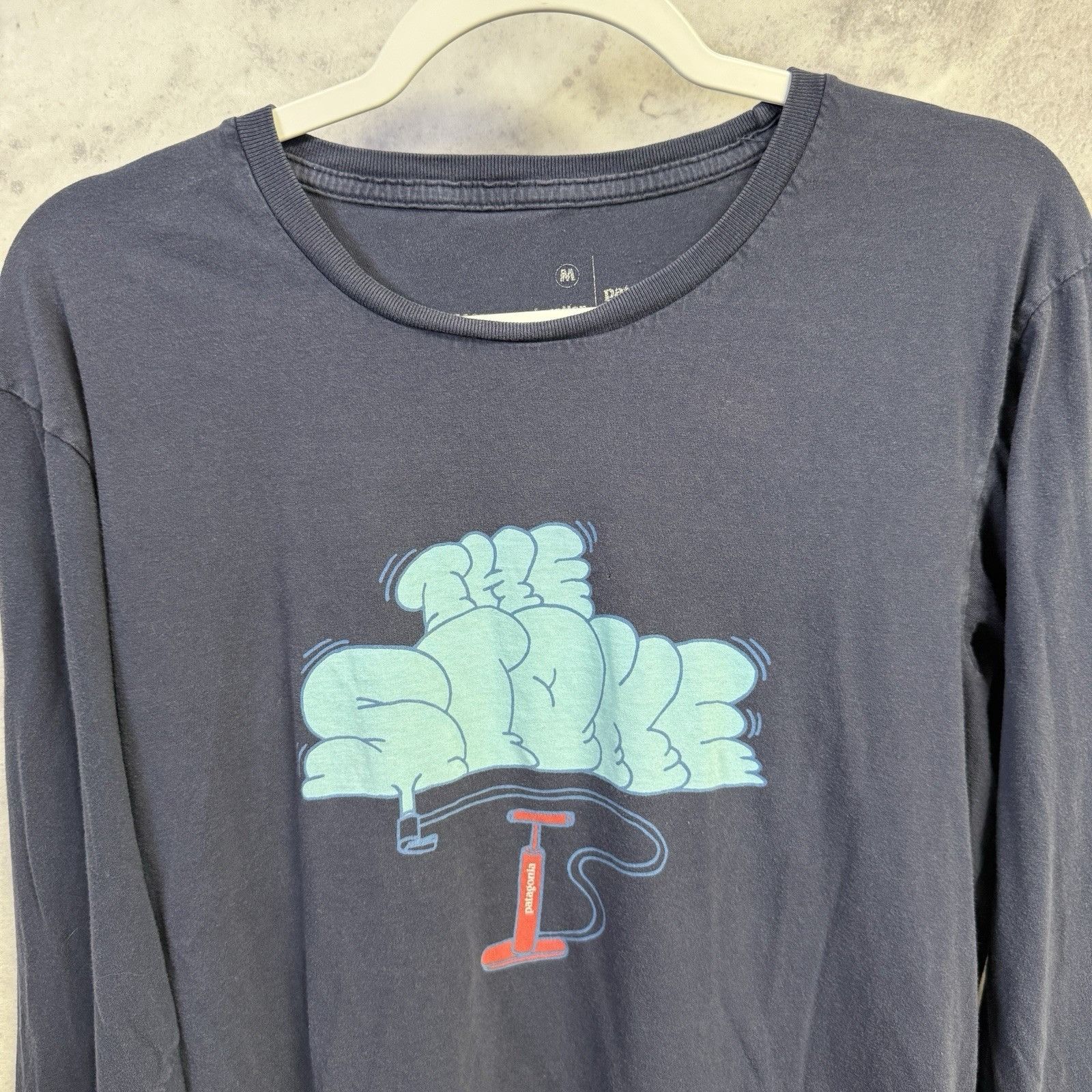 Patagonia Patagonia ‘The Stoke’ T Shirt Men M 21.5x26.6 Blue Long Slee Size US M / EU 48-50 / 2 - 3 Thumbnail