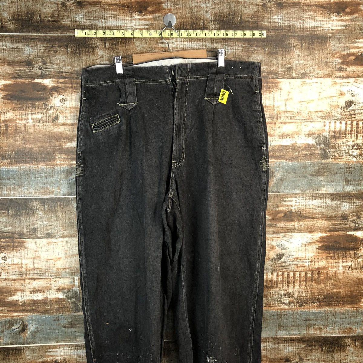 Japanese Brand × Vintage Gin Washi vintage japan Black Pants #1428 Size US 37 - 2 Thumbnail