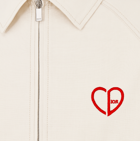 Dior o1w1db10625 CD Heart Blouson Jacket in Light Beige Size US M / EU 48-50 / 2 - 3 Thumbnail