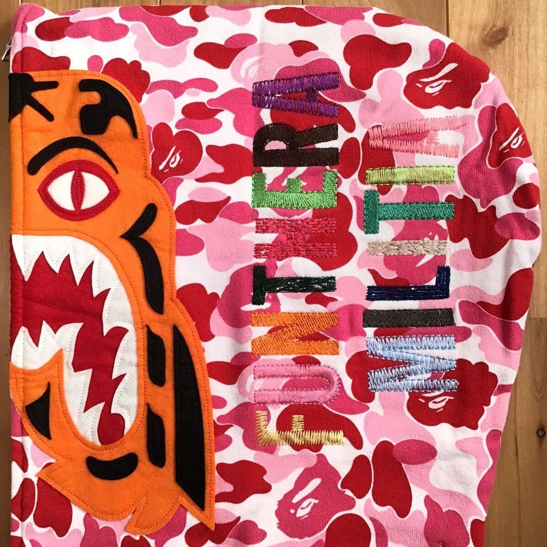 Bape ABC camo pink tiger full zip hoodie a bathing ape Size US XL / EU 56 / 4 - 5 Thumbnail