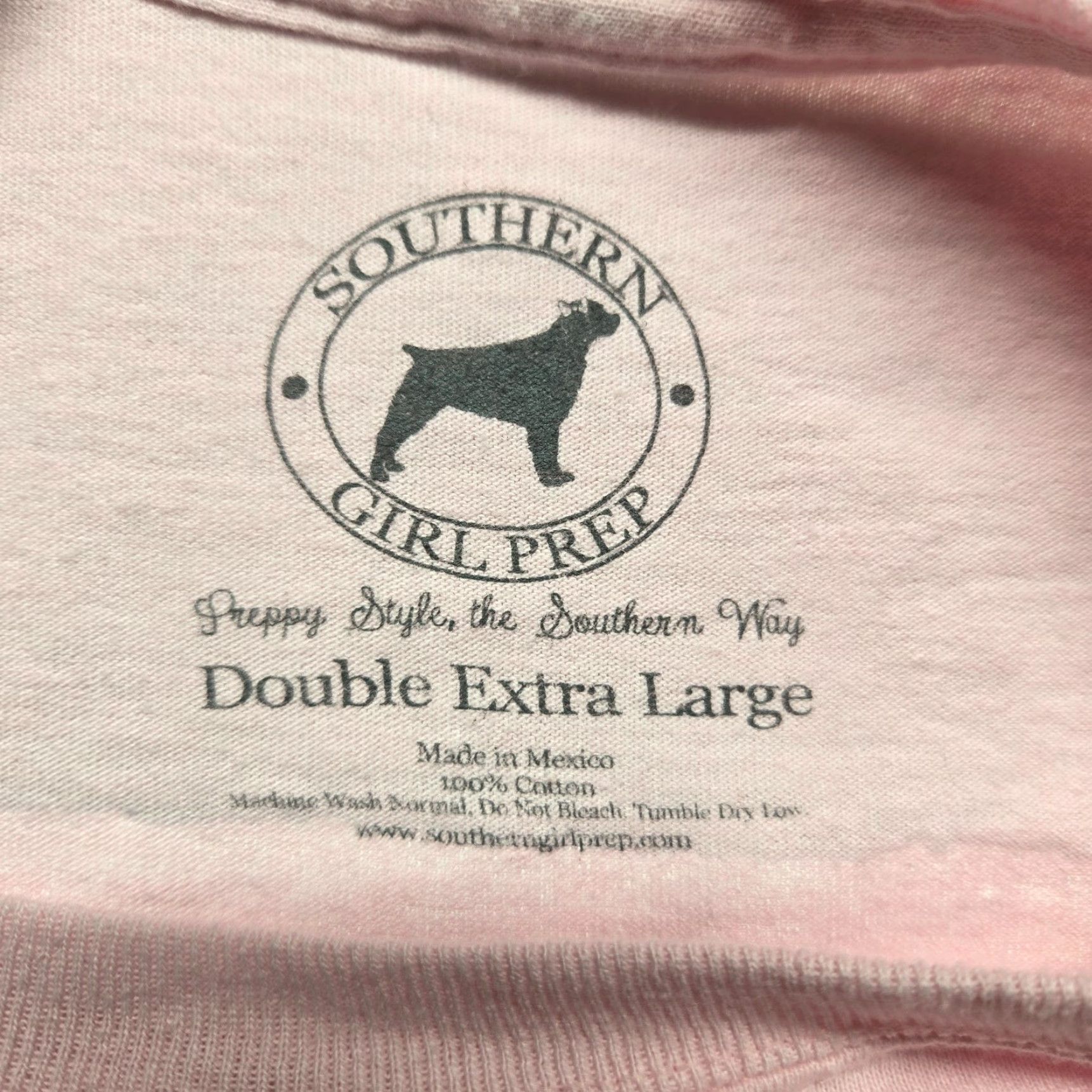 Vintage VINTAGE Southern Girl Prep Shirt Women 2XL Pink The Mountains Are Calling Long Sleeve 90s Womens Size XXL / US 16-18 / IT 52-54 - 3 Thumbnail