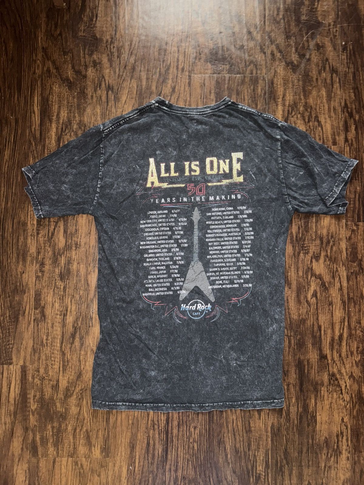 Hard Rock Cafe Limited Edition Hard Rock Cafe - 50th World Tour Miami Size US M / EU 48-50 / 2 - 3 Thumbnail