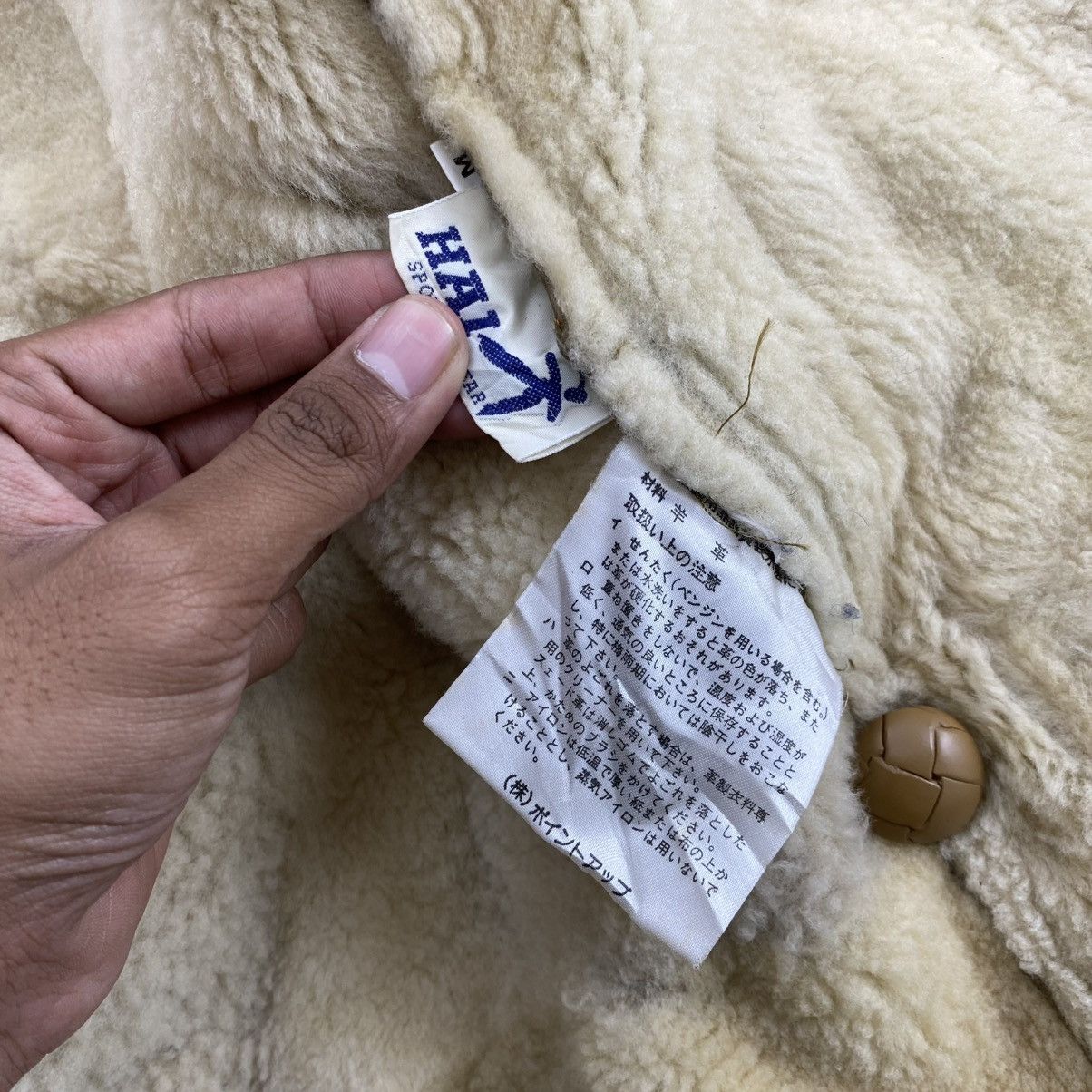 Hai Sporting Gear 1990s Hai Sporting Gear Issey Miyake Sheepskin Winter Jacket Size US M / EU 48-50 / 2 - 10 Thumbnail