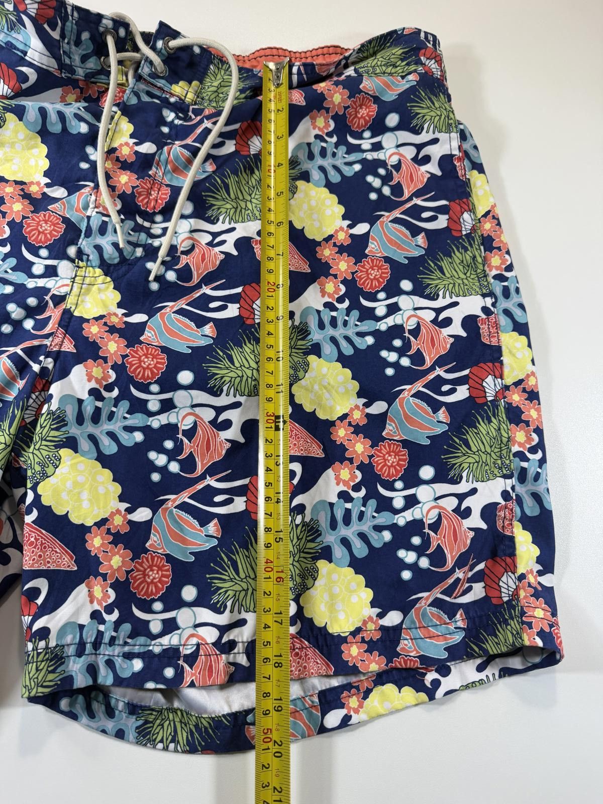 Unknown London Men's Swim Shorts with Tropical Fish and Coral Print XXL Size US 40 / EU 56 - 5 Thumbnail