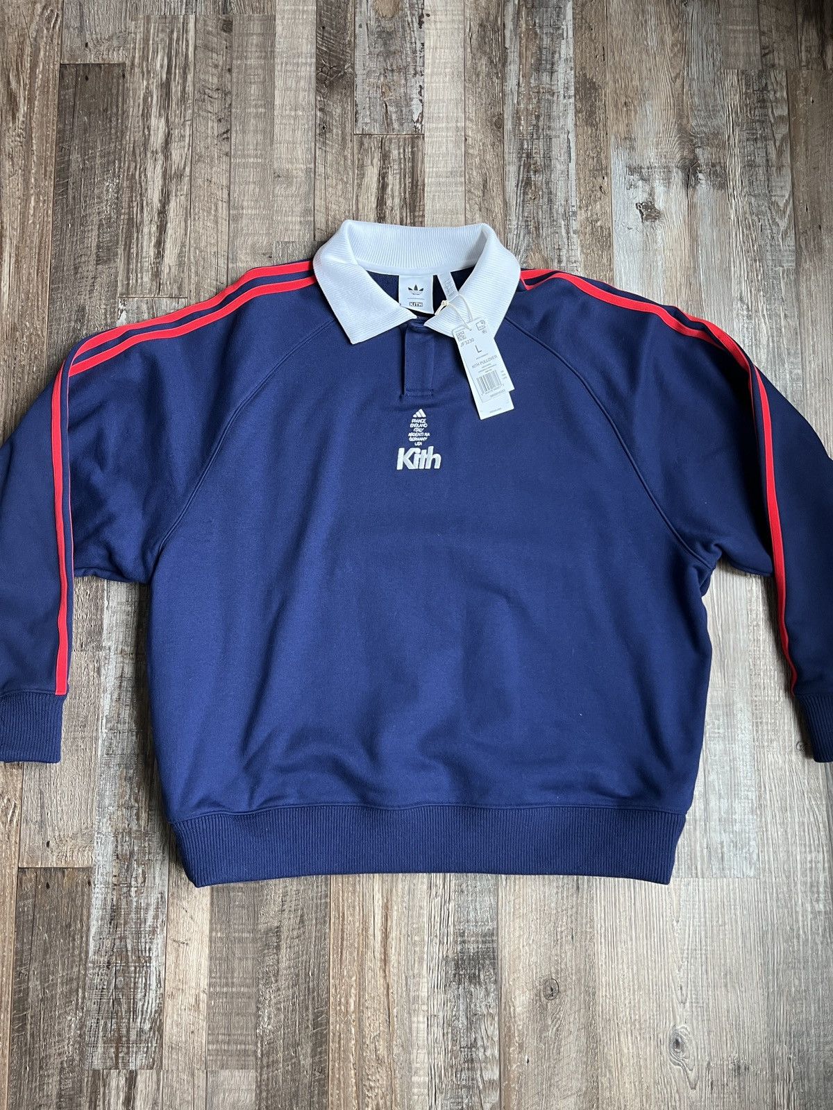 Kith x Adidas Football / Soccer pullover