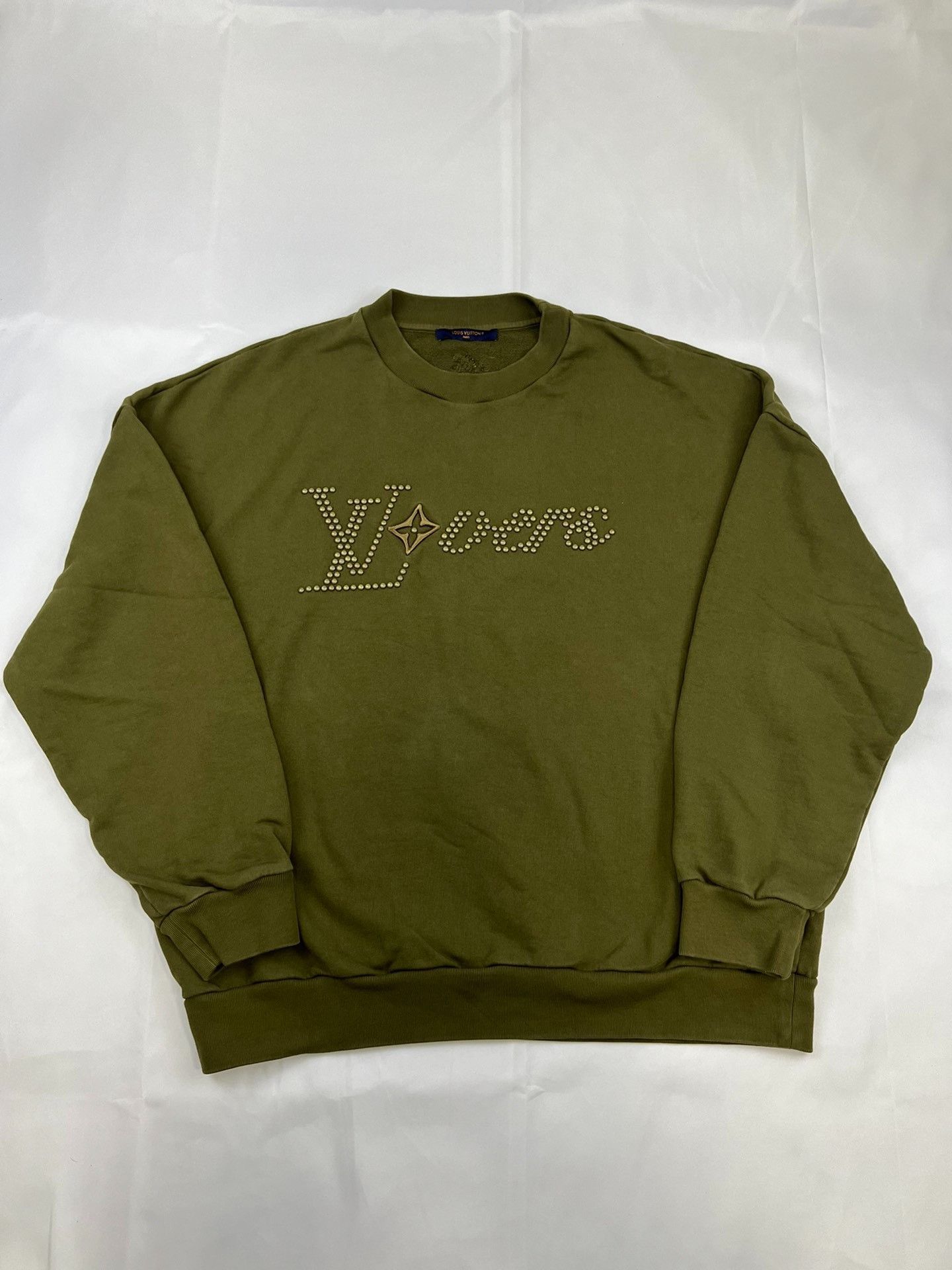 Louis Vuitton LOUIS VUTTON SS24 Logo Studded Printed Crew Neck Long Sleev Size US XL / EU 56 / 4 - 1 Thumbnail