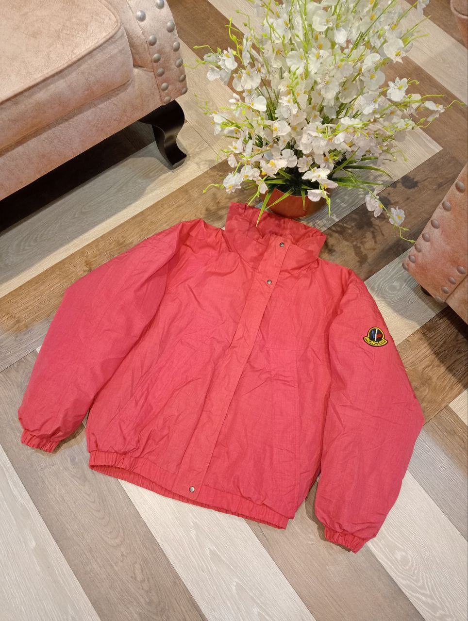 Moncler VINTAGE MONCLER X ASICS SKI DOWN JACKET - DARK PINK Size US M / EU 48-50 / 2 - 3 Thumbnail