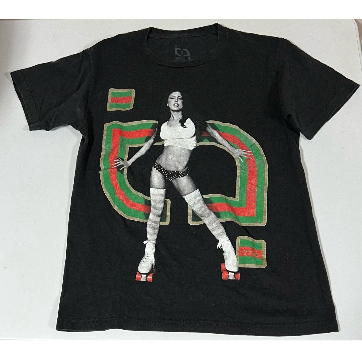 Band Tees TMLS Black ‘High Roller’ Graphic T-Shirt Top Tee Size S ♥️✨ Size US S / EU 44-46 / 1 - 2 Thumbnail
