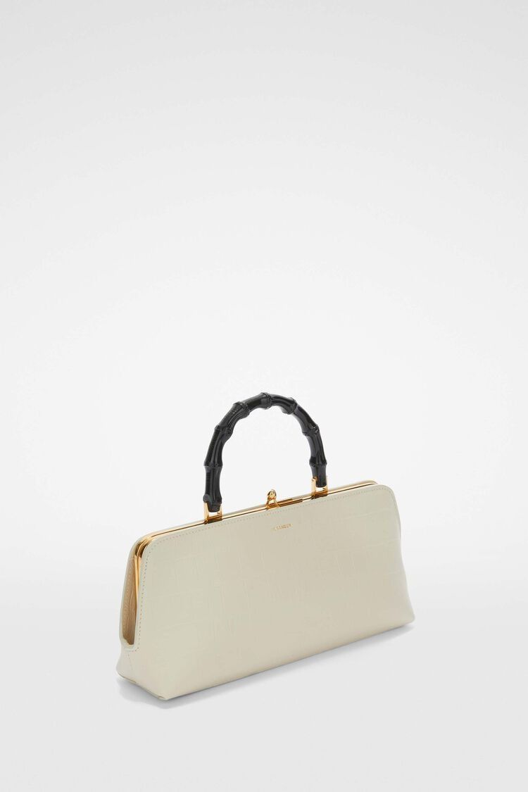Jil Sander o1w1db10825 Size: OS / Small Tote Bag in White Size ONE SIZE - 2 Thumbnail