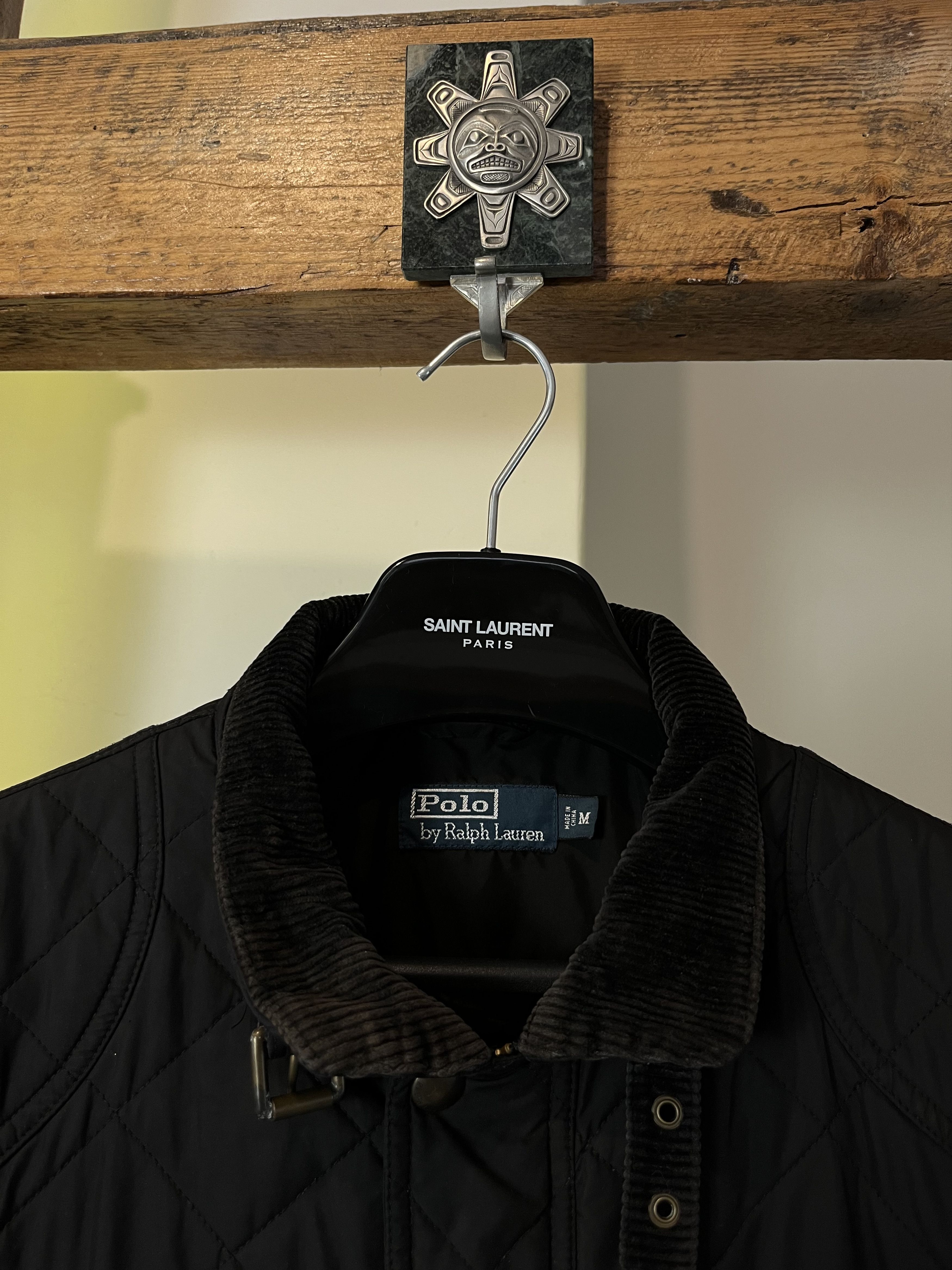 Polo Ralph Lauren × Ralph Lauren × Vintage Vintage Polo Ralph Lauren Black Quilted Jacket Old Money Size US M / EU 48-50 / 2 - 3 Thumbnail