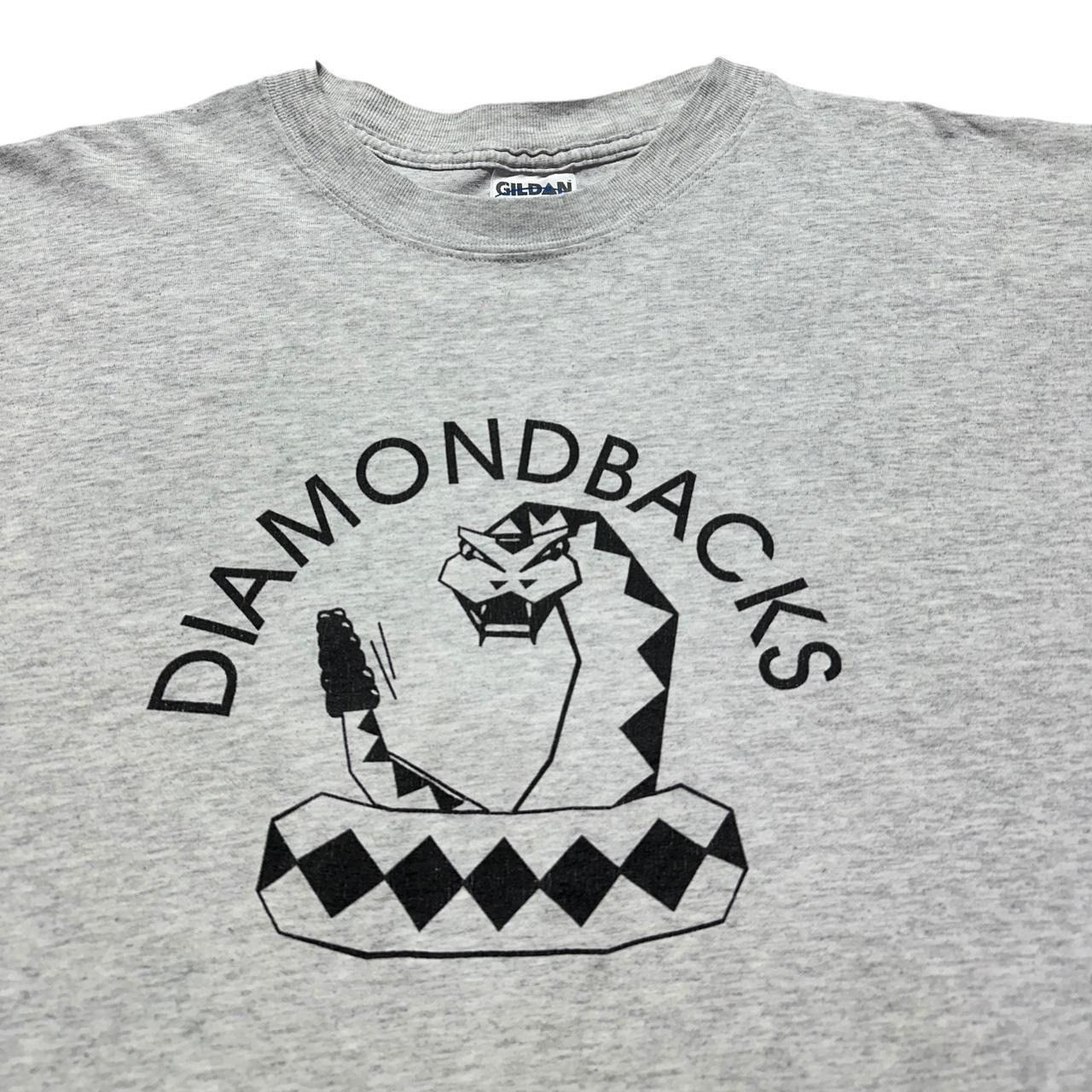 MLB × Vintage Grey Y2K Diamondbacks Computer Style T-Shirt Size US XL / EU 56 / 4 - 3 Thumbnail