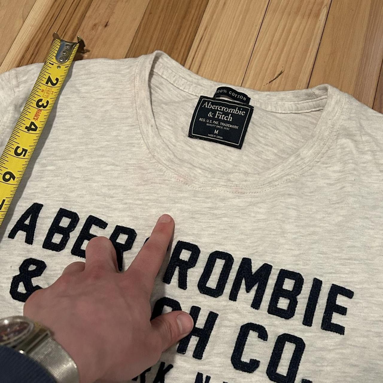 Abercrombie & Fitch Abercrombie Spellout Size US M / EU 48-50 / 2 - 6 Thumbnail