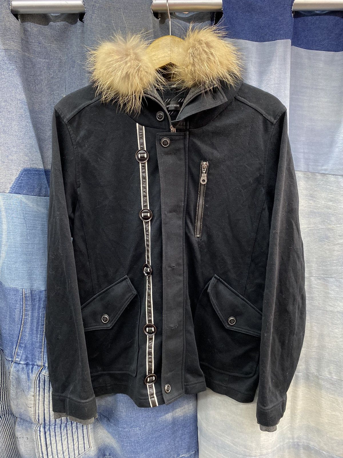 If Six Was Nine × Japanese Brand × Le Grande Bleu (L.G.B.) fur hoodie nota bene japanese brand ifsx lgb style Size US M / EU 48-50 / 2 - 2 Thumbnail