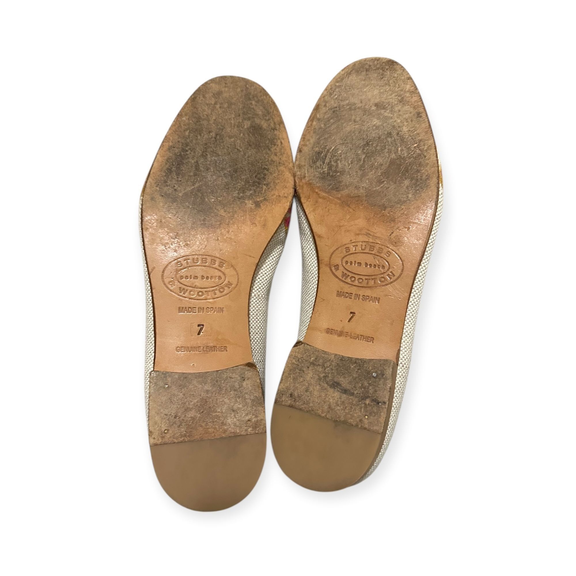 Stubbs & Wootton Stubbs & Wootton Embroidered Flax Straw Loafers Size 7 Size US 7 / IT 37 - 7 Thumbnail
