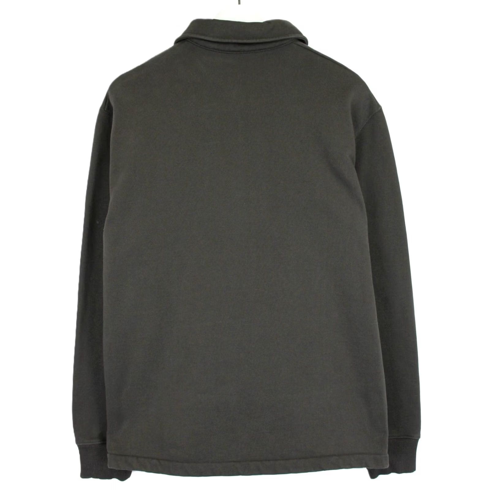 Arket ARKET Sweatshirt MEDIUM Dark Brown Polo Neck Half Button Pullover Men's Size US M / EU 48-50 / 2 - 2 Thumbnail