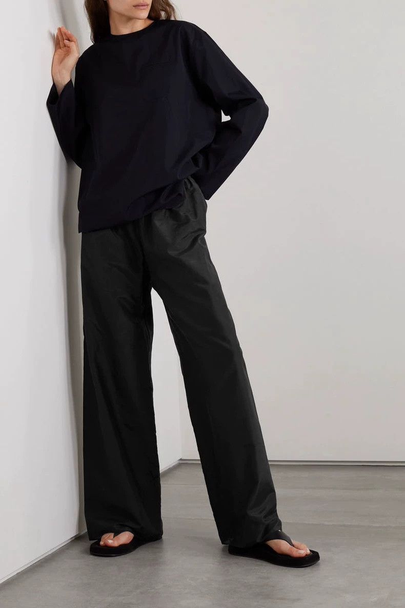 The Row The Row Andres Silk Casual Pants Size US 36 / EU 52 - 1 Thumbnail