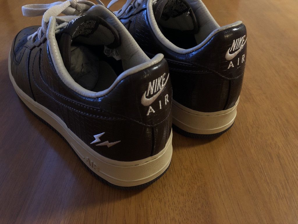 Fragment Design × Nike 1 of 48 2008 Air Force 1 Low HTM Croc Leather 318930-221 Size US 13 / EU 46 - 6 Thumbnail