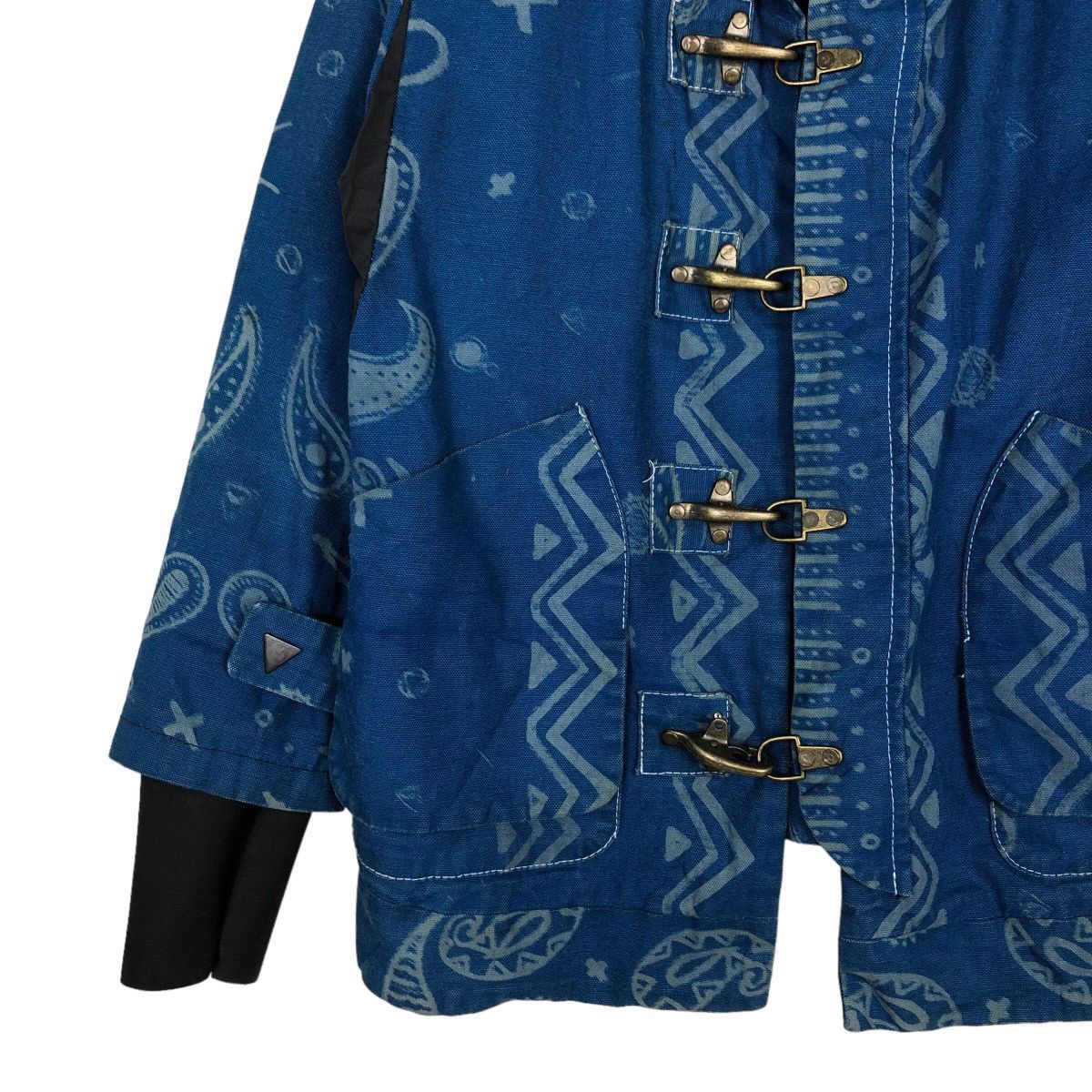Blue Blue Japan 🔥Cropped Denim Jacket Biker Bondage Button Steel Japan Size US M / EU 48-50 / 2 - 4 Thumbnail