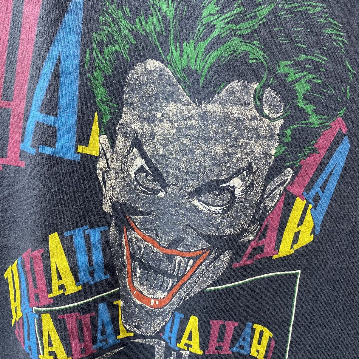 DC Comics Vintage 80s THE JOKER Dc Comics Faded Graphic Tee Size US M / EU 48-50 / 2 - 3 Thumbnail