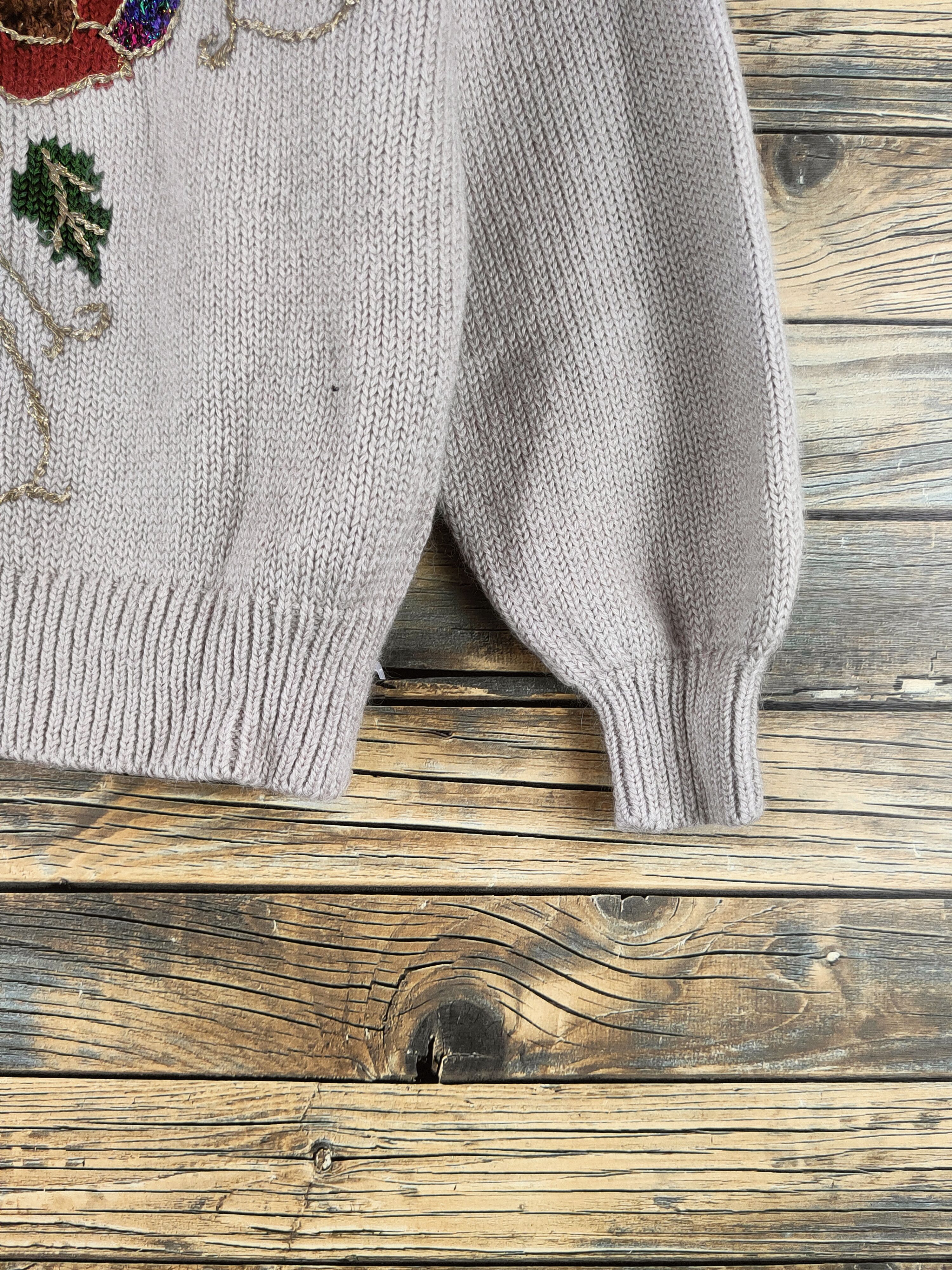 Japanese Brand DL Lorentua Light Maroon Knitwear Cardigan #46-165 Size M / US 6-8 / IT 42-44 - 6 Thumbnail