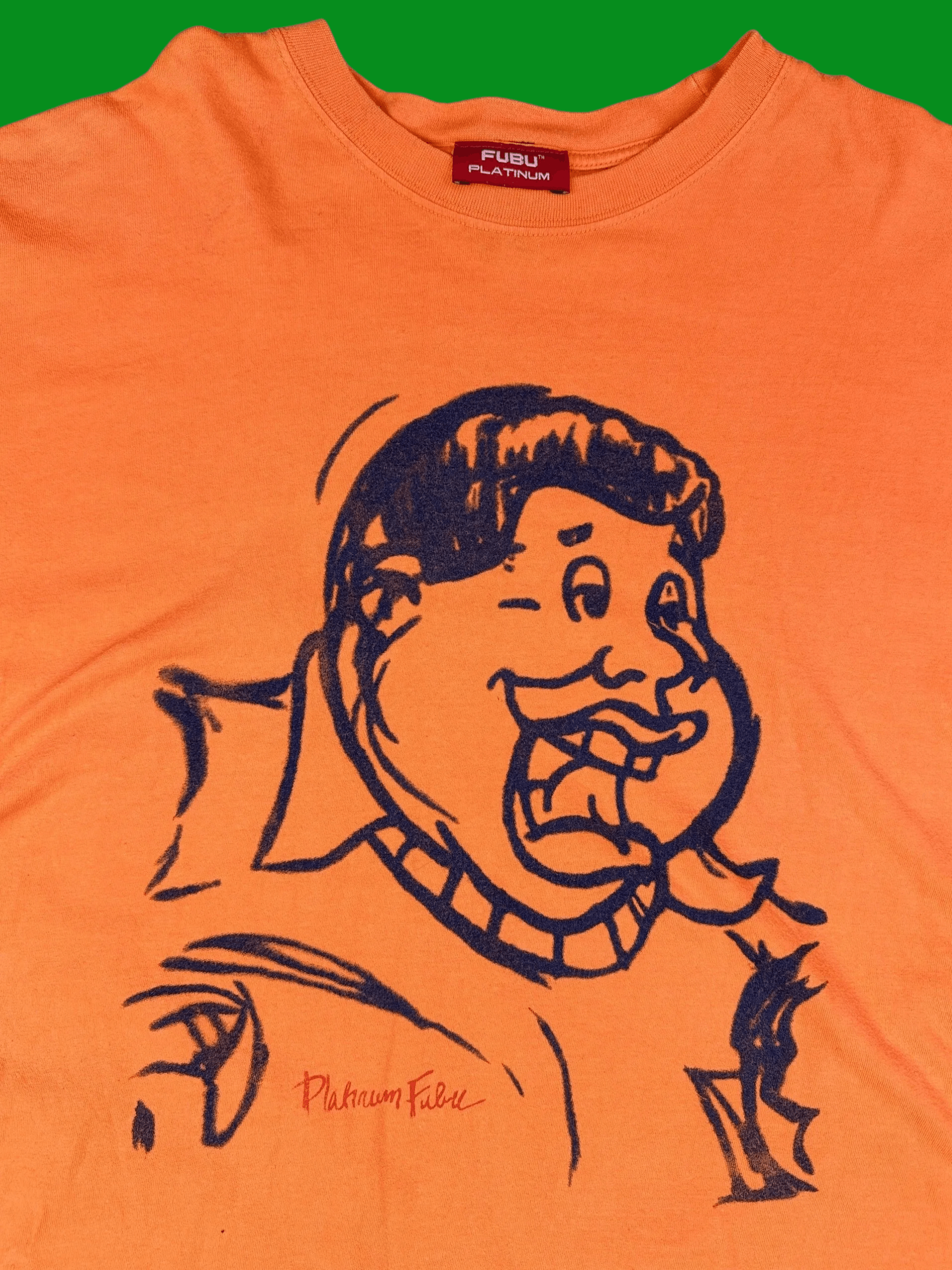 Fubu FUBU Platinum Fat Albert Graphic Hip-Hop Y2K Shirt Size US L / EU 52-54 / 3 - 2 Thumbnail