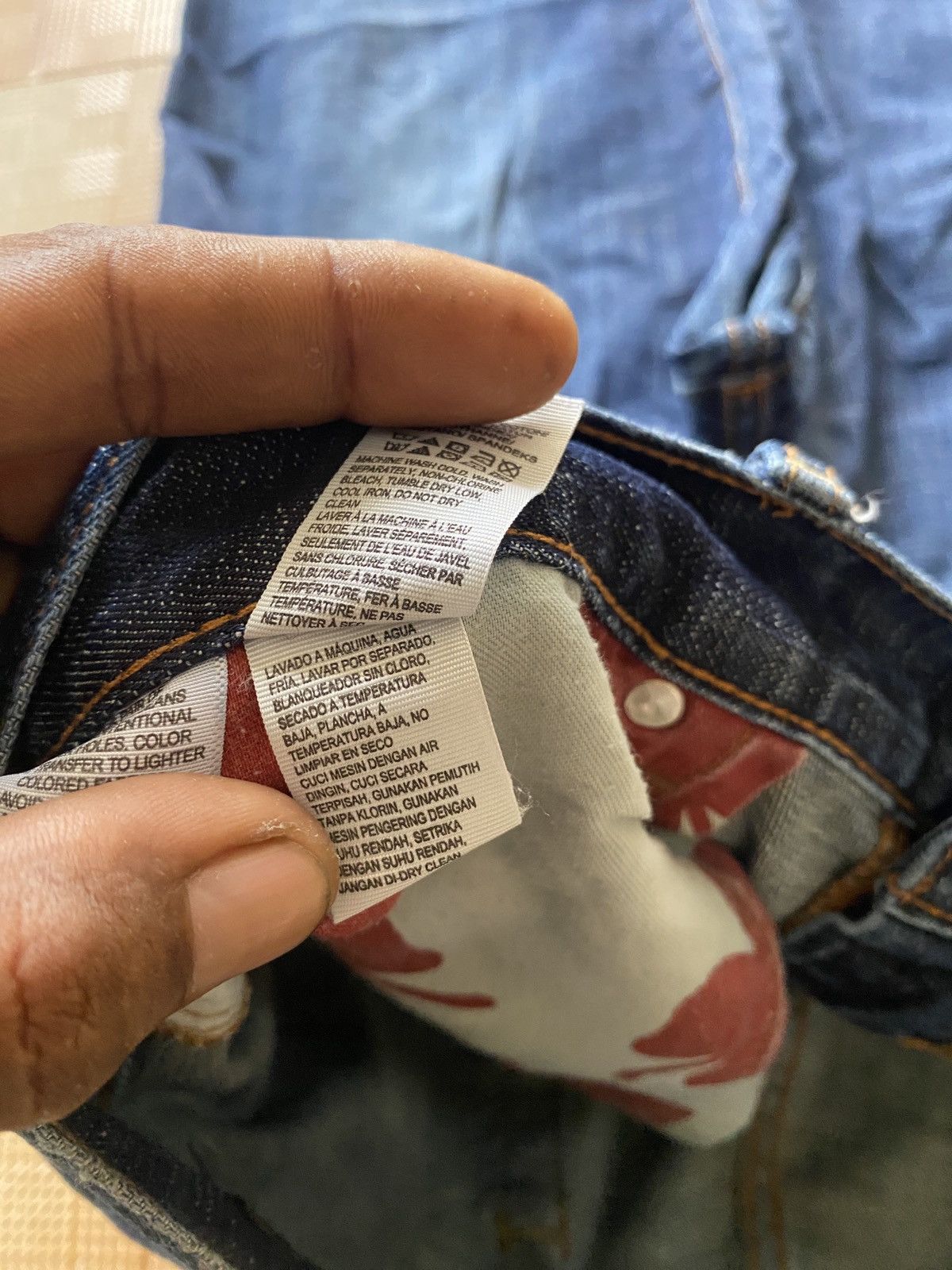 If Six Was Nine × Lucky Brand × Vintage Vintage lucky brand straight cut denim Size US 36 / EU 52 - 12 Thumbnail