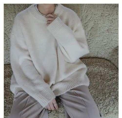 VIBE Gray Knit Sweater Size US L / EU 52-54 / 3 - 4 Thumbnail