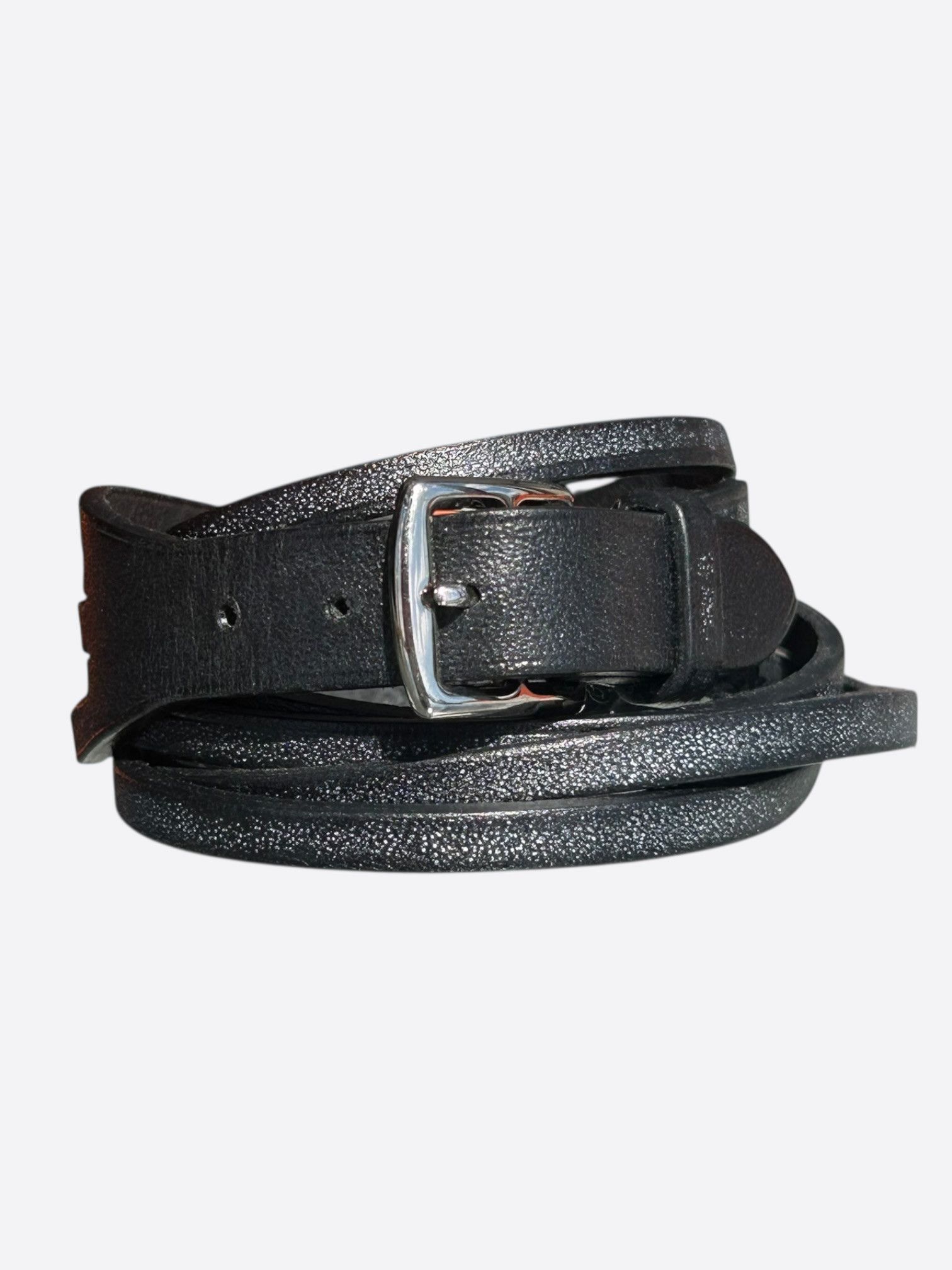 Hermes Black Swift & Palladium Hardware Multi-Strand Bracelet Size ONE SIZE - 1 Thumbnail
