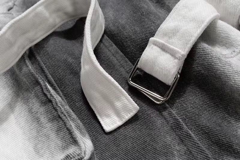 Jean × Vintage Streetwear Design Splashed Straps Multi Pocket Jeans Size US 32 / EU 48 - 16 Thumbnail