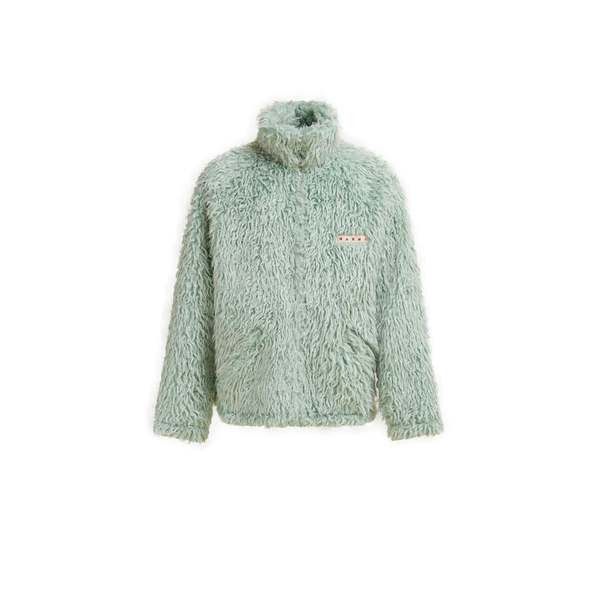 o1w1db11125 Shaggy Jacket in Light Blue