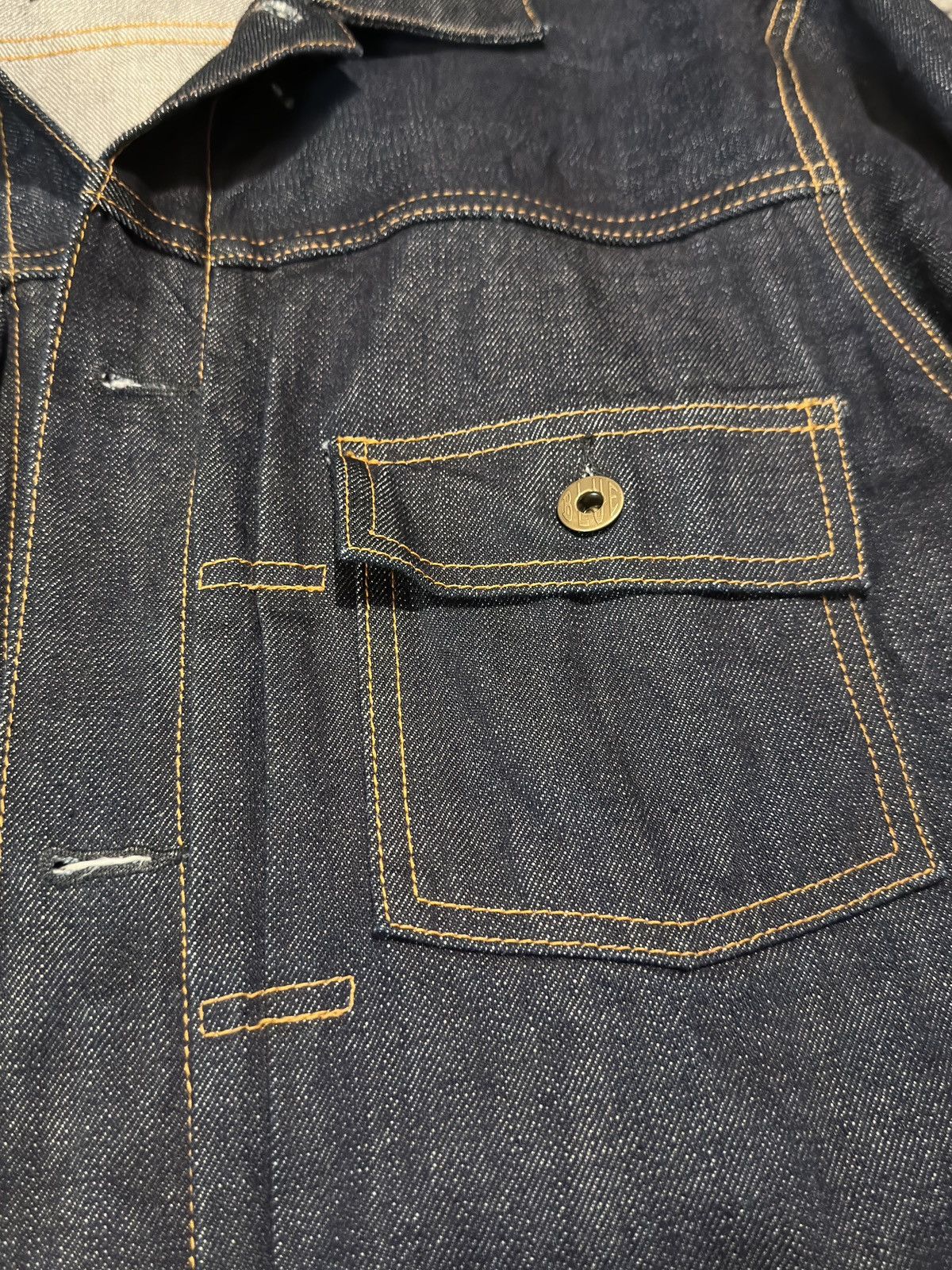 Japan Blue Jeans Japan Blue Jeans Type 2 Selvedge Denim Jacket - Like New Size US XS / EU 42 / 0 - 7 Thumbnail