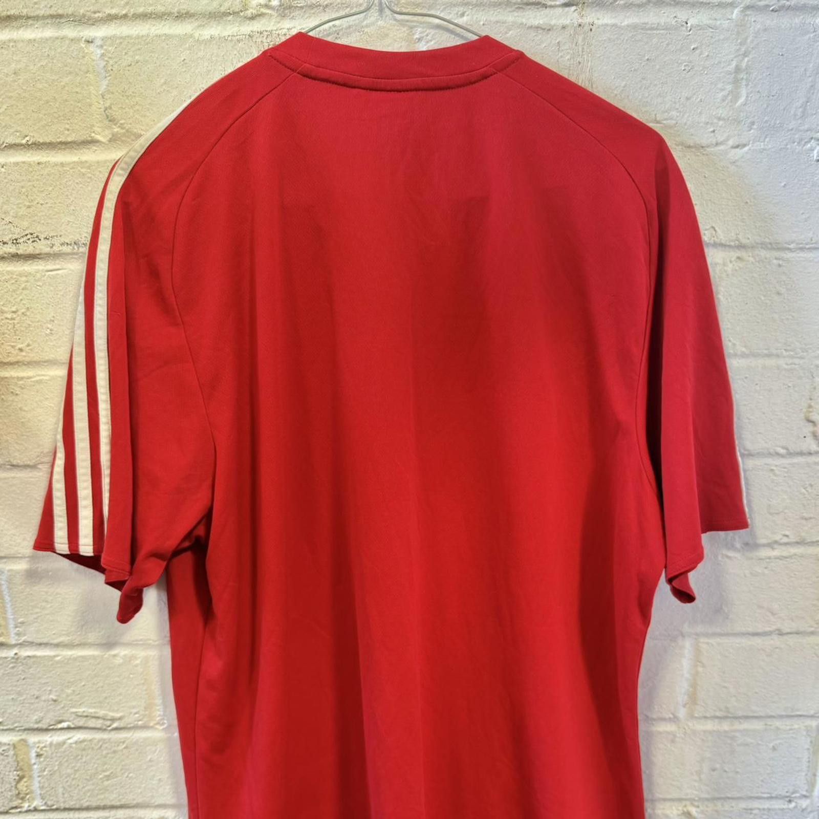 Adidas Adidas Men's Red Tshirt size XL Size US XL / EU 56 / 4 - 3 Thumbnail