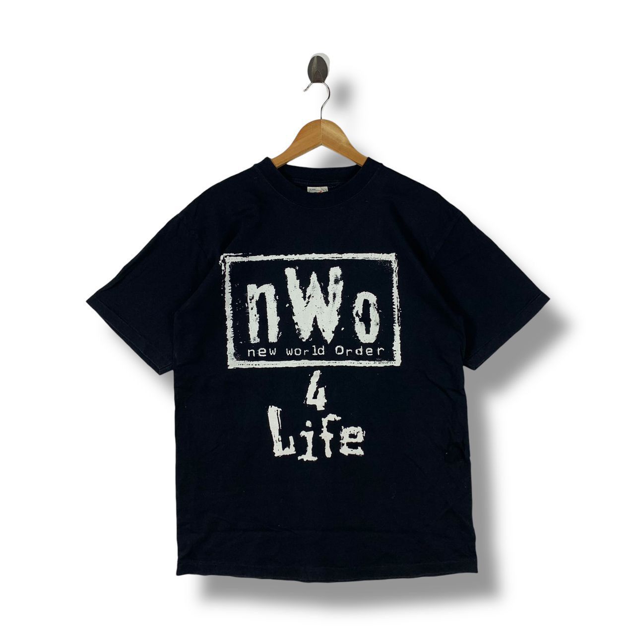 Other Vintage distressed NEW WORLD ORDER NWO 4life print band tees Size US L / EU 52-54 / 3 - 1 Thumbnail