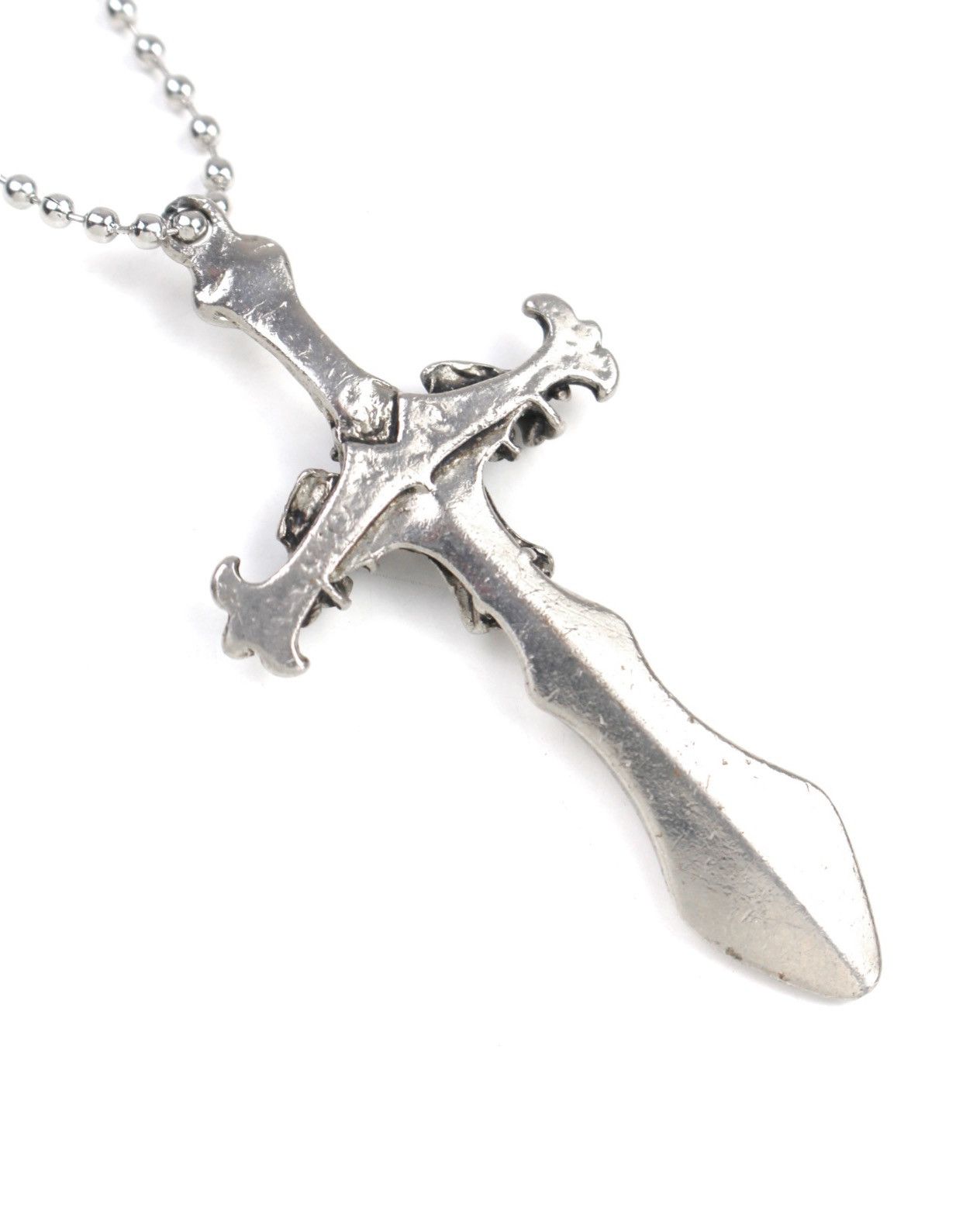 Vintage 2000S JAPANESE MADE DRAGON SWORD SILVER-TONE NECKLACE Size ONE SIZE - 5 Thumbnail