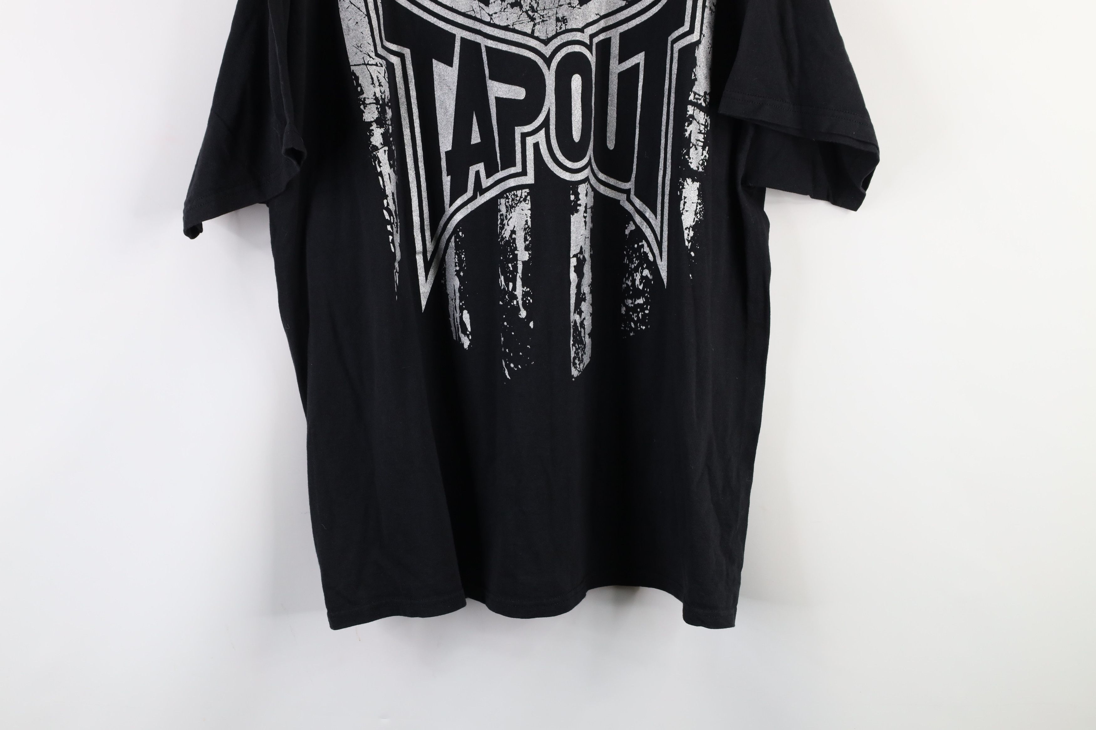 Tapout × Vintage Vintage Y2K Tapout Spell Out MMA UFC Fighting T-Shirt Black Size US XXL / EU 58 / 5 - 3 Thumbnail