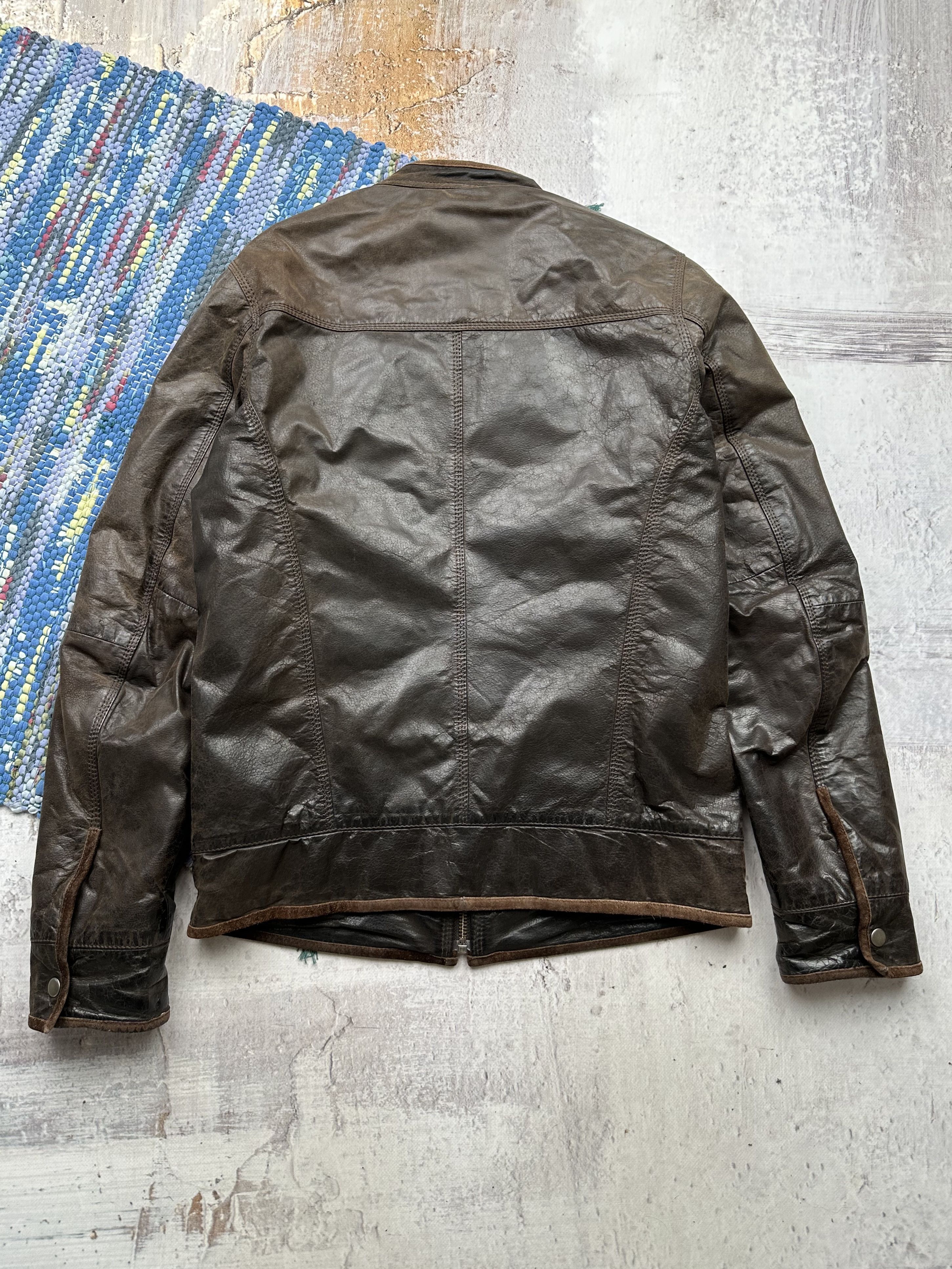 Vintage Vintage Faded Leather Jacket A77(312)D15 Size US M / EU 48-50 / 2 - 6 Thumbnail