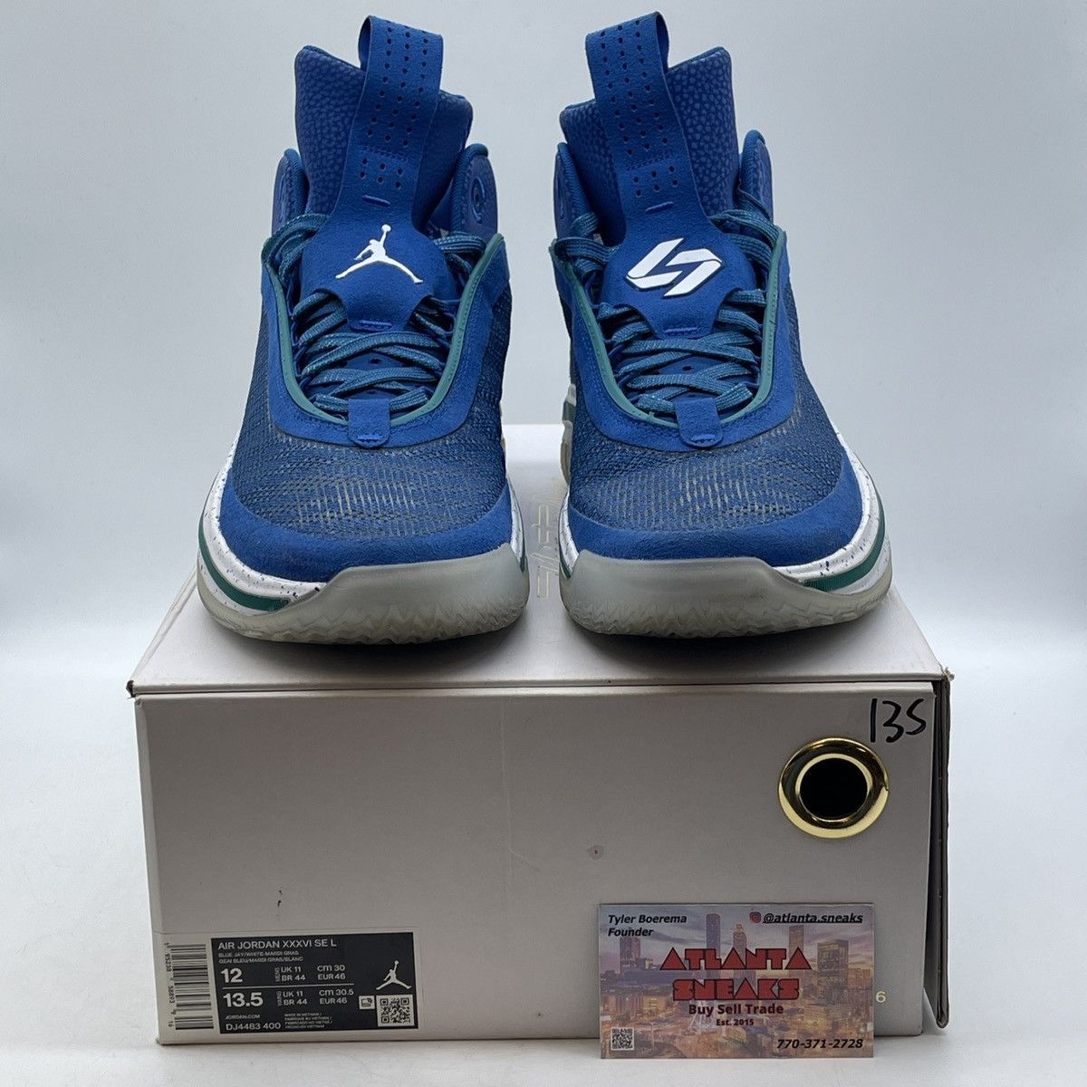 Jordan Brand Luca doncic x air Jordan 34 Slovenia Size US 12 / EU 45 - 2 Thumbnail