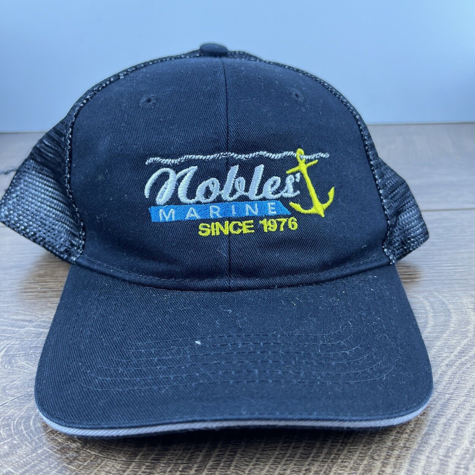 Other Noble Marine Hat 1976 Noble Black Hat Adjustable Snapback Ad Size ONE SIZE - 1 Thumbnail