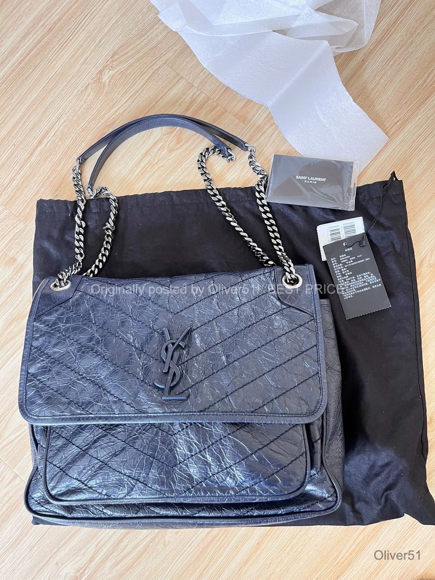 Saint Laurent Paris SAINT LAURENT Niki Large Bag KKKK722609 Size ONE SIZE - 1 Thumbnail