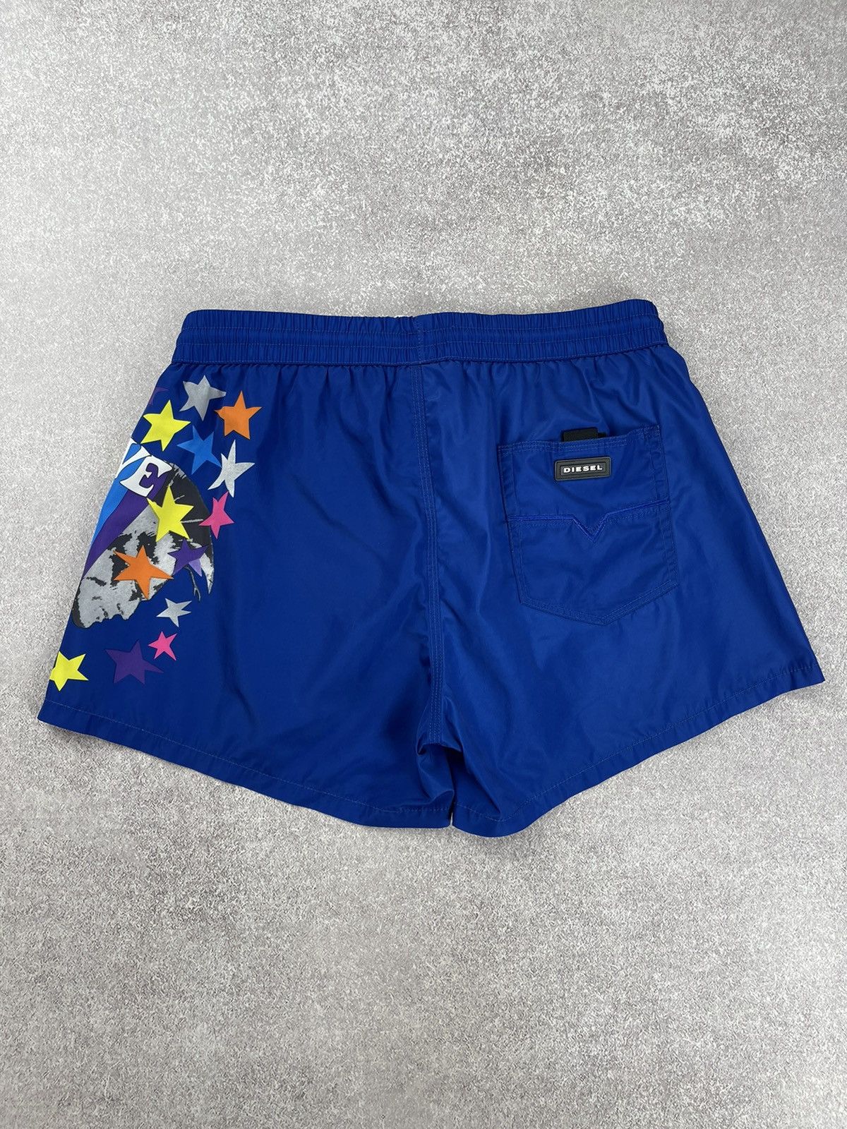 Diesel Diesel Beachwear Blue Nylon Shorts Size M Size US 32 / EU 48 - 6 Thumbnail