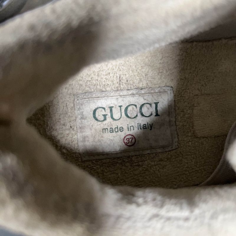 Gucci Gucci Ultrapace Silver Metallic Low-Top Sneakers Size US 6.5 / EU 39-40 - 5 Thumbnail