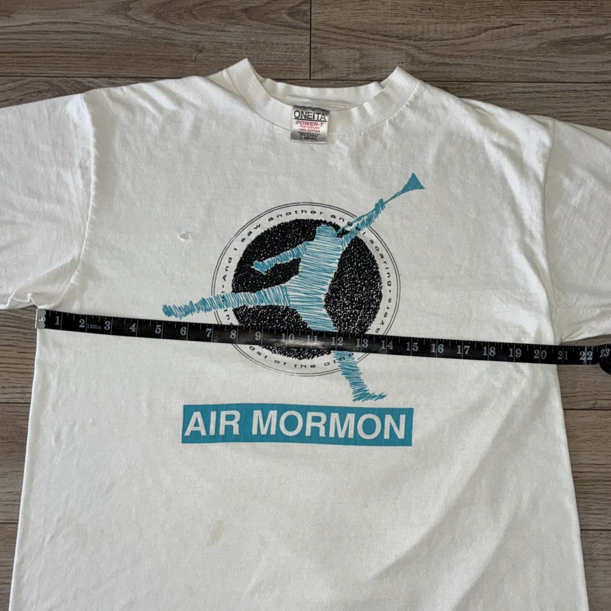 Other 90s Air Mormon air jordan boot jesus tee shirt Size US L / EU 52-54 / 3 - 5 Thumbnail