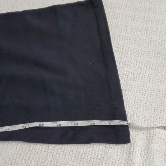 Athleta Athleta Banded Sz. L Black & Lt. Blue Flared Athletic Pants Size 31" - 7 Thumbnail