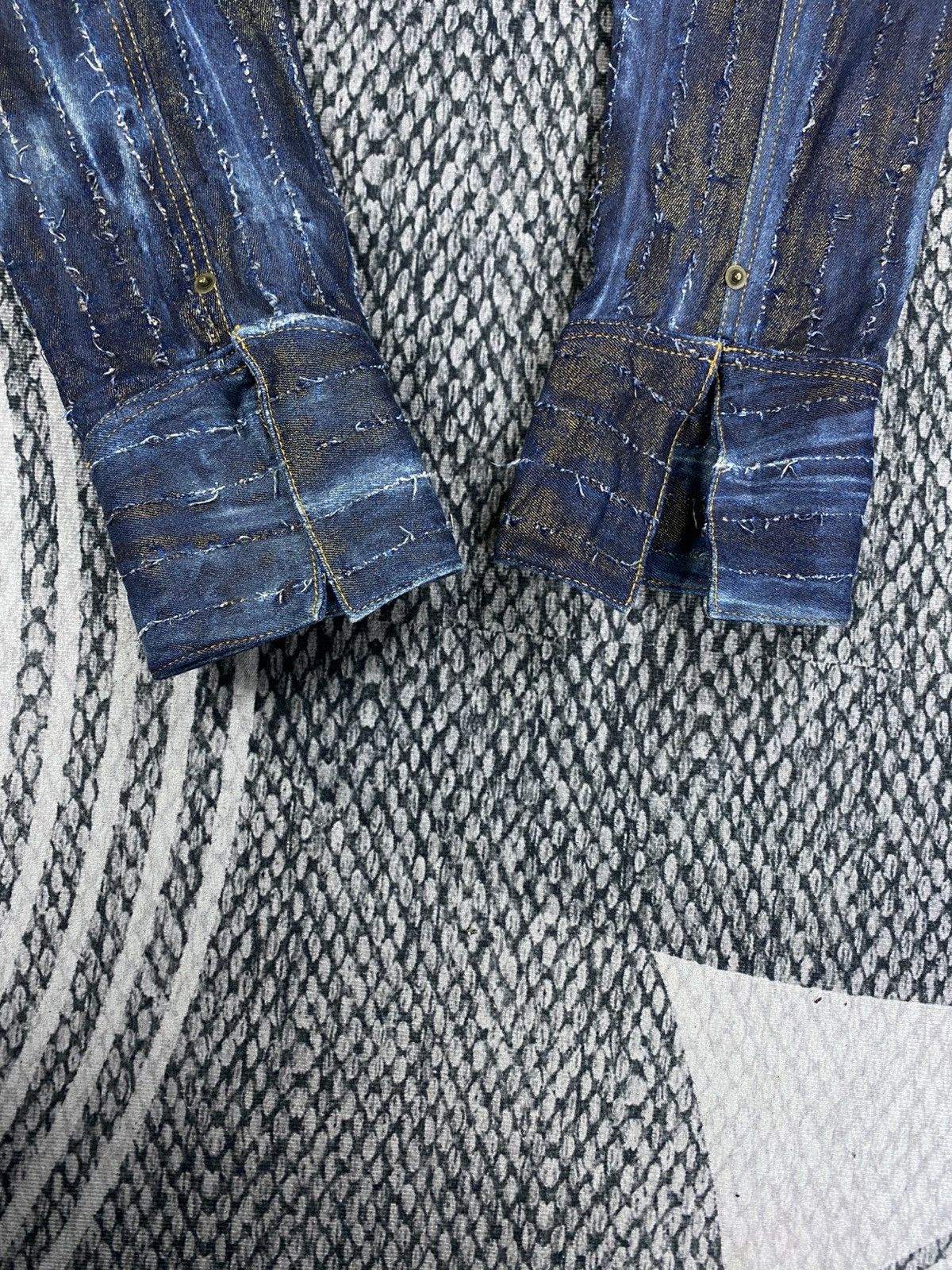 Japanese Brand Vintage Fagras Vita Boro Distressed Patchwork Denim Jacket Size US S / EU 44-46 / 1 - 7 Thumbnail
