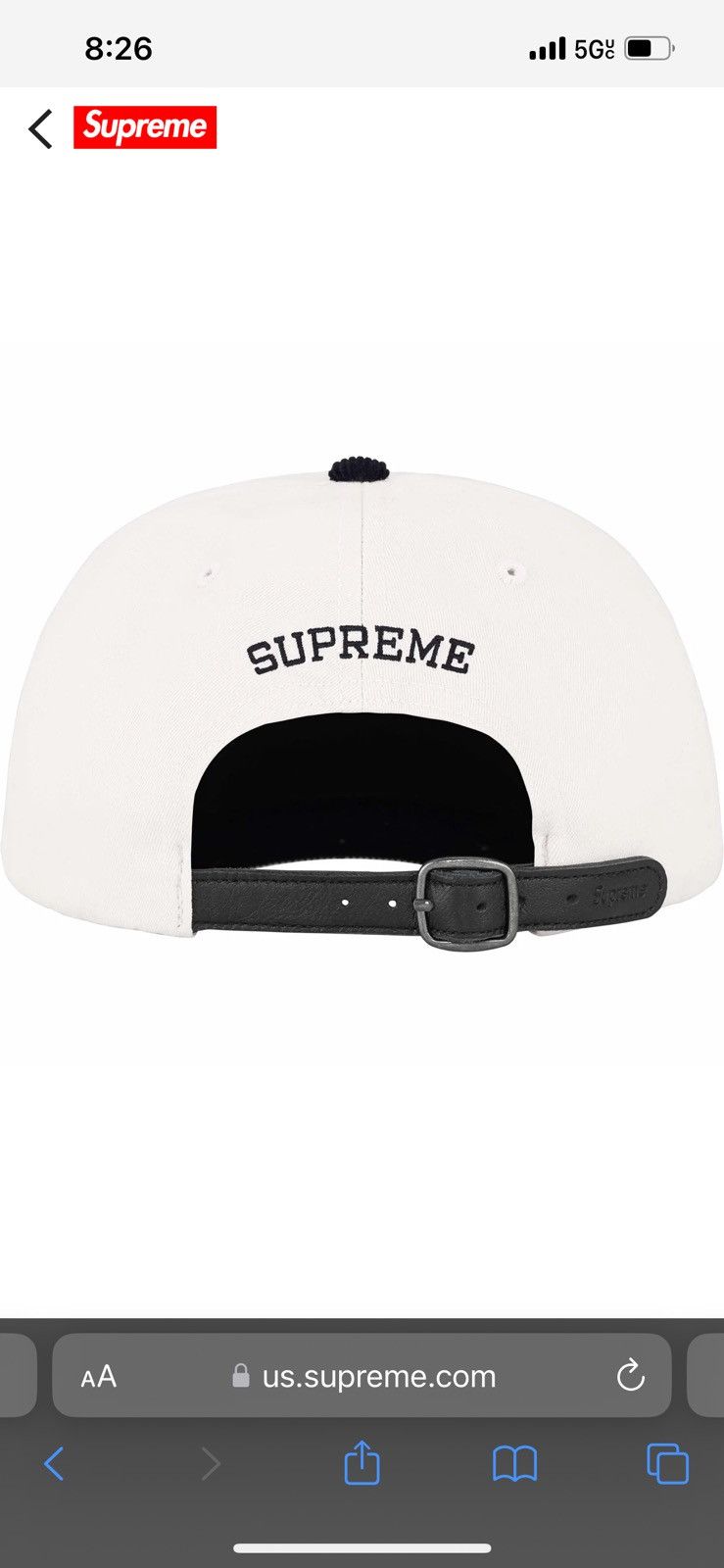 Supreme Supreme 2 tone s logo 6 panel | Grailed